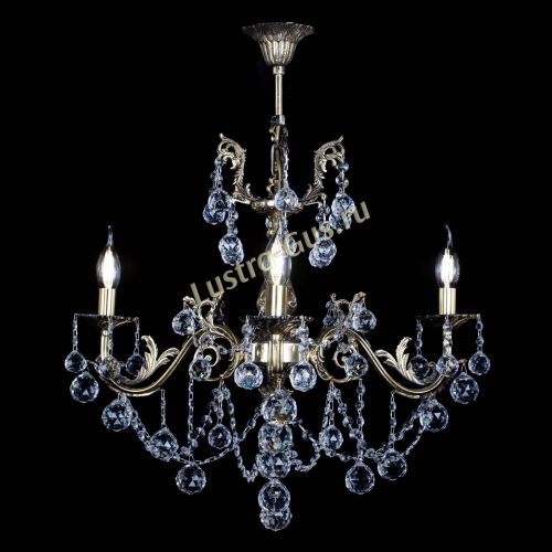 Люстра бронзовая Кассандра №3 шар в Химках Гусь Хрустальный