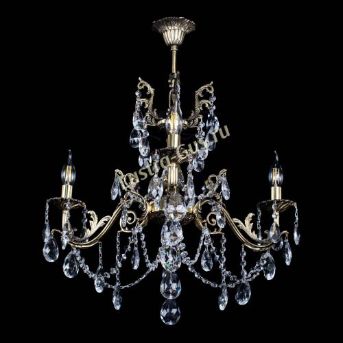 Люстра бронзовая Кассандра №3 журавлик в Химках Гусь Хрустальный