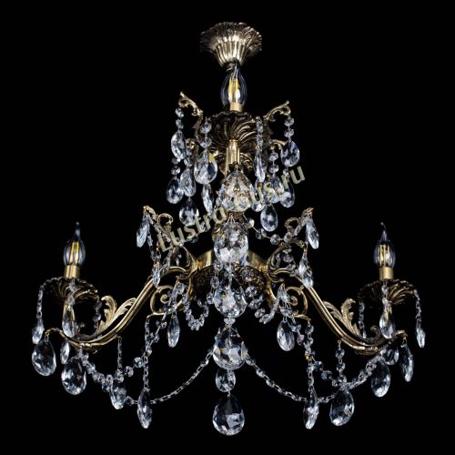 Люстра бронзовая Кассандра №3 журавлик в Химках Гусь Хрустальный