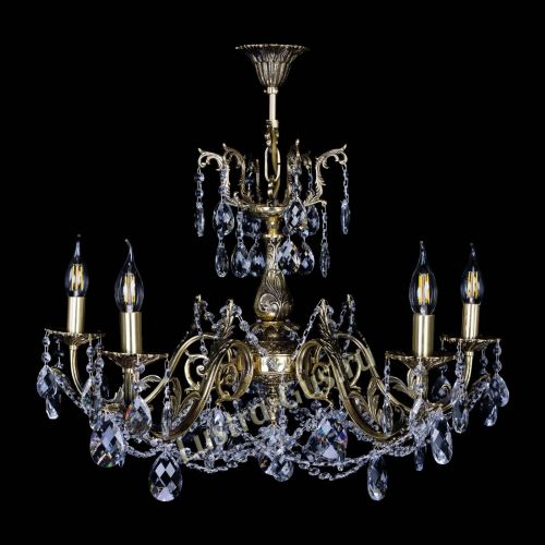 Бронзовая люстра Кассандра №5 баден в Химках Гусь Хрустальный