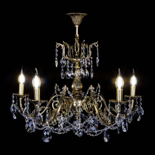 Бронзовая люстра Кассандра №5 баден в Химках Гусь Хрустальный