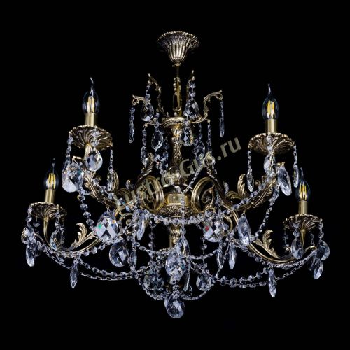 Бронзовая люстра Кассандра №5 баден в Химках Гусь Хрустальный