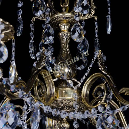 Бронзовая люстра Кассандра №5 баден в Химках Гусь Хрустальный