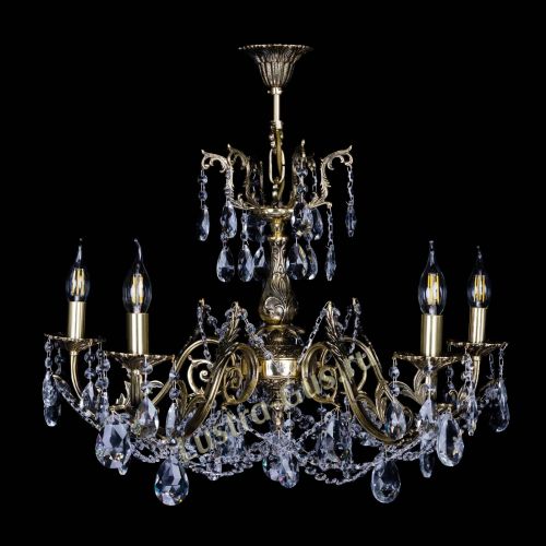 Бронзовая люстра Кассандра №5 журавлик в Химках Гусь Хрустальный