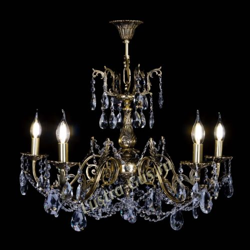 Бронзовая люстра Кассандра №5 журавлик в Химках Гусь Хрустальный