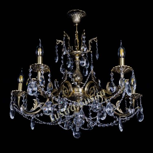 Бронзовая люстра Кассандра №5 журавлик в Химках Гусь Хрустальный