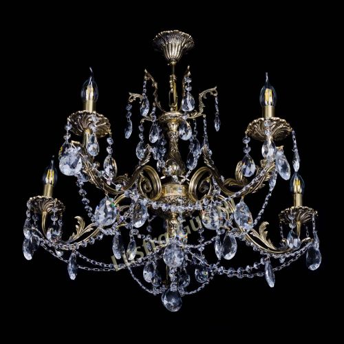 Бронзовая люстра Кассандра №5 журавлик в Химках Гусь Хрустальный