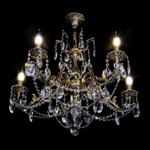 Бронзовая люстра Кассандра №5 журавлик в Химках Гусь Хрустальный