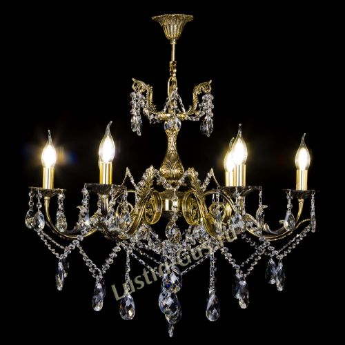 Бронзовая люстра Кассандра №6/2 баден в Химках Гусь Хрустальный