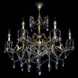  Бронзовая люстра Кассандра №6/2 лучик в Химках