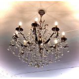 Бронзовая люстра Мелания №8/2 шар в Химках