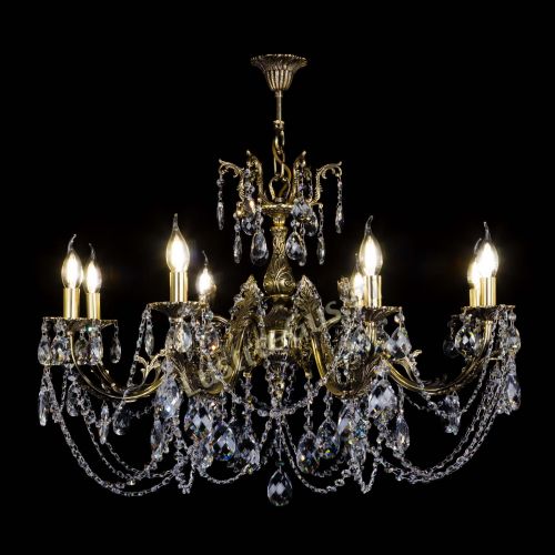 Бронзовая люстра Кассандра №8 баден в Химках Гусь Хрустальный