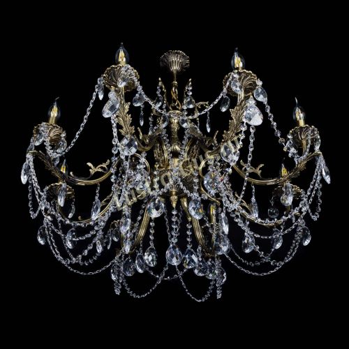 Бронзовая люстра Кассандра №8 баден в Химках Гусь Хрустальный