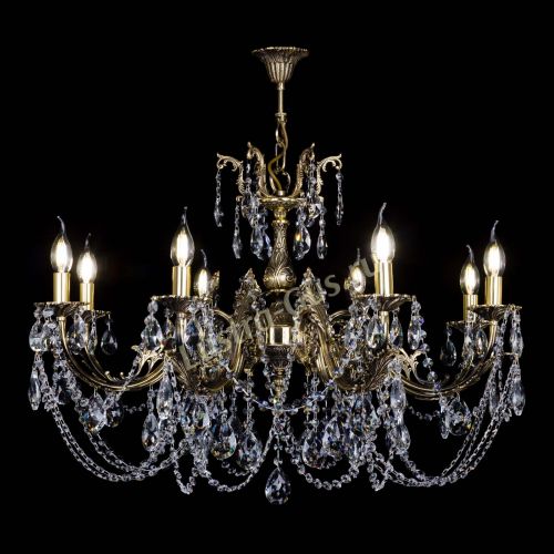 Бронзовая люстра Кассандра №8 журавлик в Химках Гусь Хрустальный