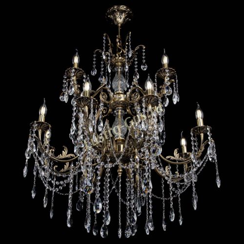 Люстра бронзовая Кассандра Алфея №12 журавлик в Химках Гусь Хрустальный