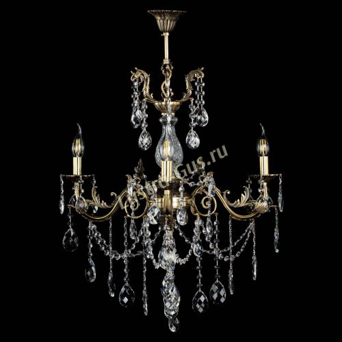 Люстра бронзовая Кассандра Алфея №3/1 баден в Химках Гусь Хрустальный