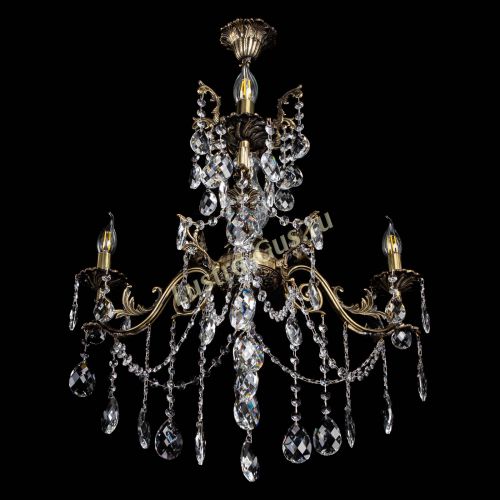 Люстра бронзовая Кассандра Алфея №3/1 баден в Химках Гусь Хрустальный