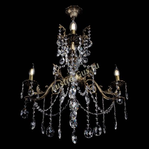 Люстра бронзовая Кассандра Алфея №3/1 баден в Химках Гусь Хрустальный