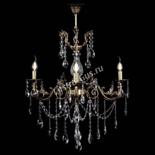 Люстра бронзовая Кассандра Алфея №3/1 журавлик в Химках Гусь Хрустальный