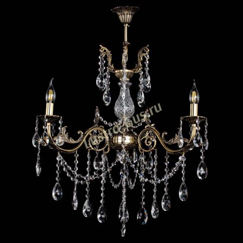 Люстра бронзовая Кассандра Алфея №3/1 журавлик в Химках Гусь Хрустальный