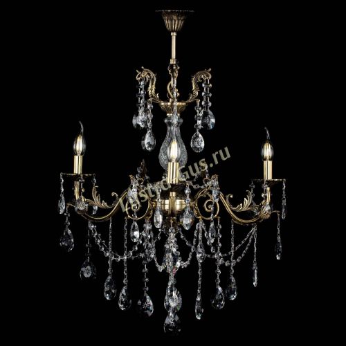 Люстра бронзовая Кассандра Алфея №3/1 звездочка в Химках Гусь Хрустальный