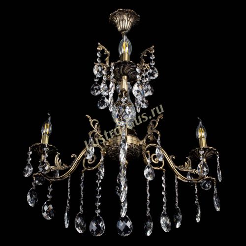 Люстра бронзовая Кассандра Алфея №3/2 баден в Химках Гусь Хрустальный