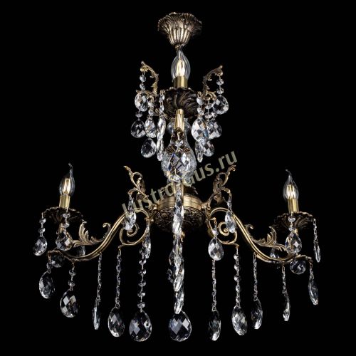 Люстра бронзовая Кассандра Алфея №3/2 баден в Химках Гусь Хрустальный