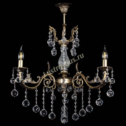 Люстра бронзовая Кассандра Алфея №3/2 шар в Химках Гусь Хрустальный