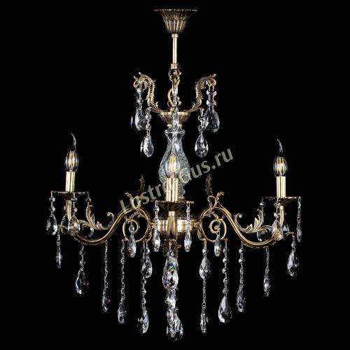 Люстра бронзовая Кассандра Алфея №3/2 журавлик в Химках Гусь Хрустальный