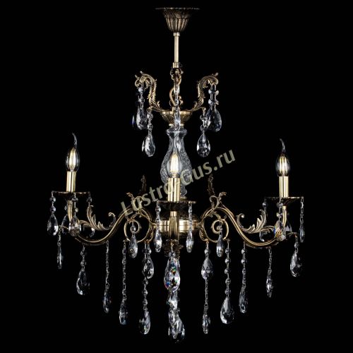 Люстра бронзовая Кассандра Алфея №3/2 журавлик в Химках Гусь Хрустальный