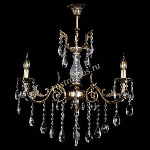 Люстра бронзовая Кассандра Алфея №3/2 журавлик в Химках Гусь Хрустальный