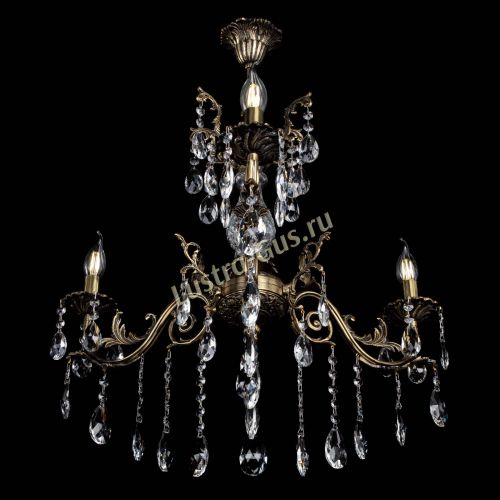 Люстра бронзовая Кассандра Алфея №3/2 журавлик в Химках Гусь Хрустальный