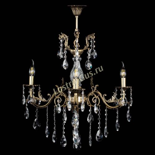 Люстра бронзовая Кассандра Алфея №3/2 звездочка в Химках Гусь Хрустальный