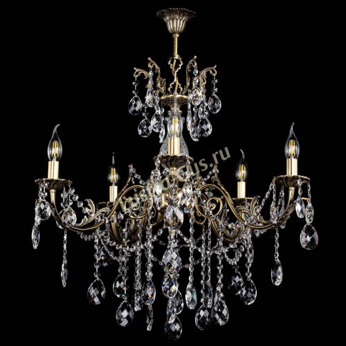 Люстра бронзовая Кассандра Алфея №5/1 баден в Химках Гусь Хрустальный
