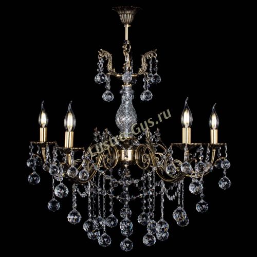 Люстра бронзовая Кассандра Алфея №5/1 шар в Химках Гусь Хрустальный