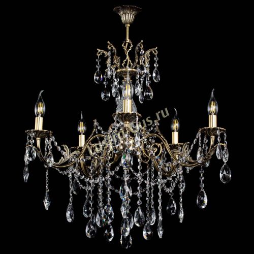 Люстра бронзовая Кассандра Алфея №5/1 журавлик в Химках Гусь Хрустальный