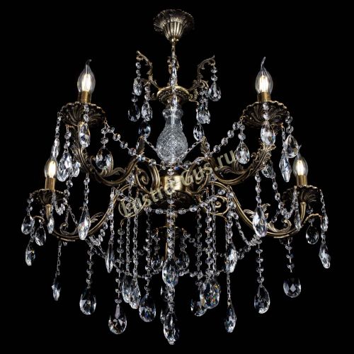 Люстра бронзовая Кассандра Алфея №5/1 журавлик в Химках Гусь Хрустальный