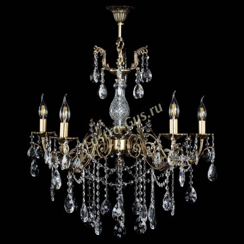 Люстра бронзовая Кассандра Алфея №5/1 звездочка в Химках Гусь Хрустальный