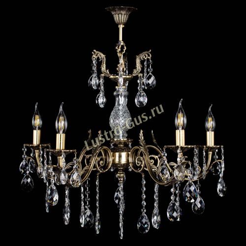 Люстра бронзовая Кассандра Алфея №5/2 баден в Химках Гусь Хрустальный