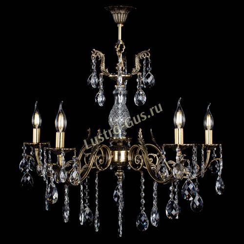 Люстра бронзовая Кассандра Алфея №5/2 баден в Химках Гусь Хрустальный