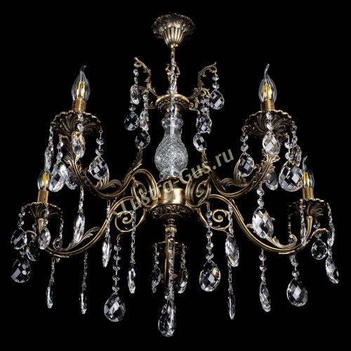Люстра бронзовая Кассандра Алфея №5/2 баден в Химках Гусь Хрустальный