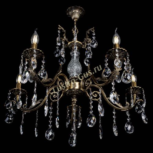 Люстра бронзовая Кассандра Алфея №5/2 баден в Химках Гусь Хрустальный