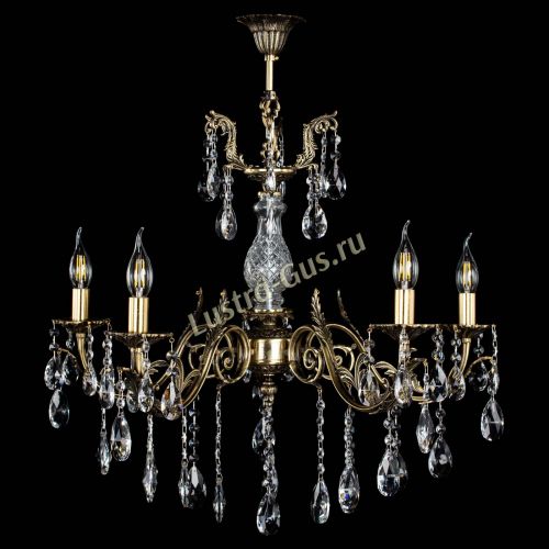 Люстра бронзовая Кассандра Алфея №5/2 журавлик в Химках Гусь Хрустальный