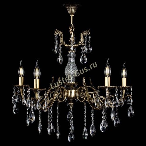 Люстра бронзовая Кассандра Алфея №5/2 журавлик в Химках Гусь Хрустальный