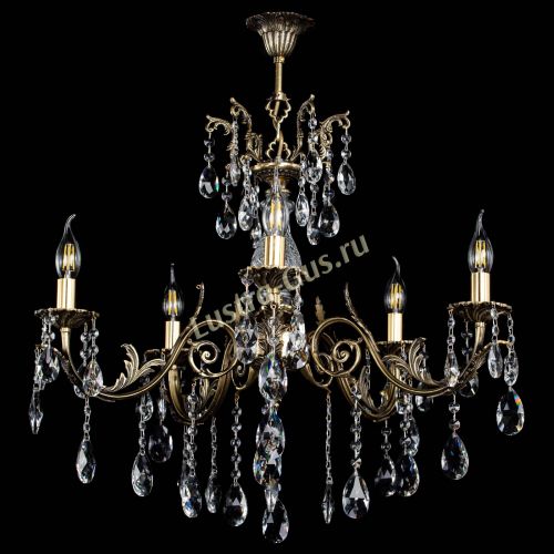 Люстра бронзовая Кассандра Алфея №5/2 журавлик в Химках Гусь Хрустальный