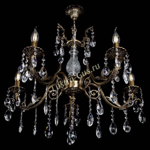 Люстра бронзовая Кассандра Алфея №5/2 журавлик в Химках Гусь Хрустальный