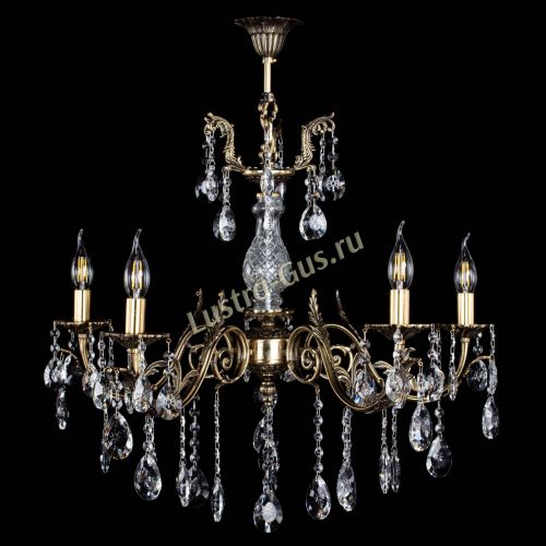 Люстра бронзовая Кассандра Алфея №5/2 звездочка в Химках Гусь Хрустальный