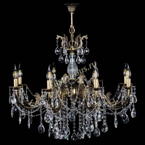 Люстра бронзовая Кассандра Алфея №8/1 баден в Химках Гусь Хрустальный