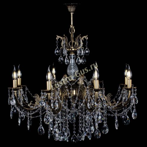 Люстра бронзовая Кассандра Алфея №8/1 баден в Химках Гусь Хрустальный