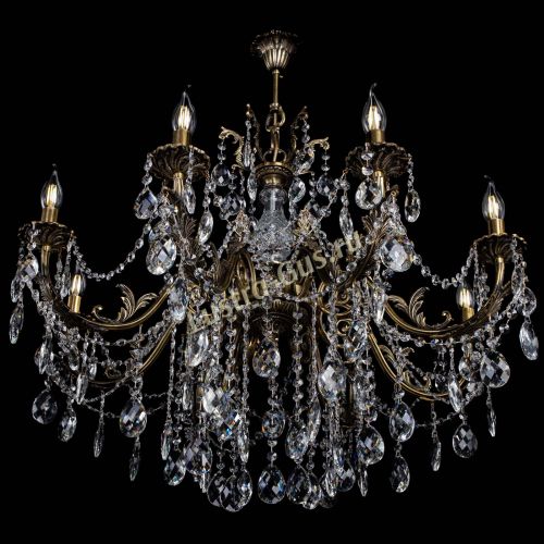 Люстра бронзовая Кассандра Алфея №8/1 баден в Химках Гусь Хрустальный